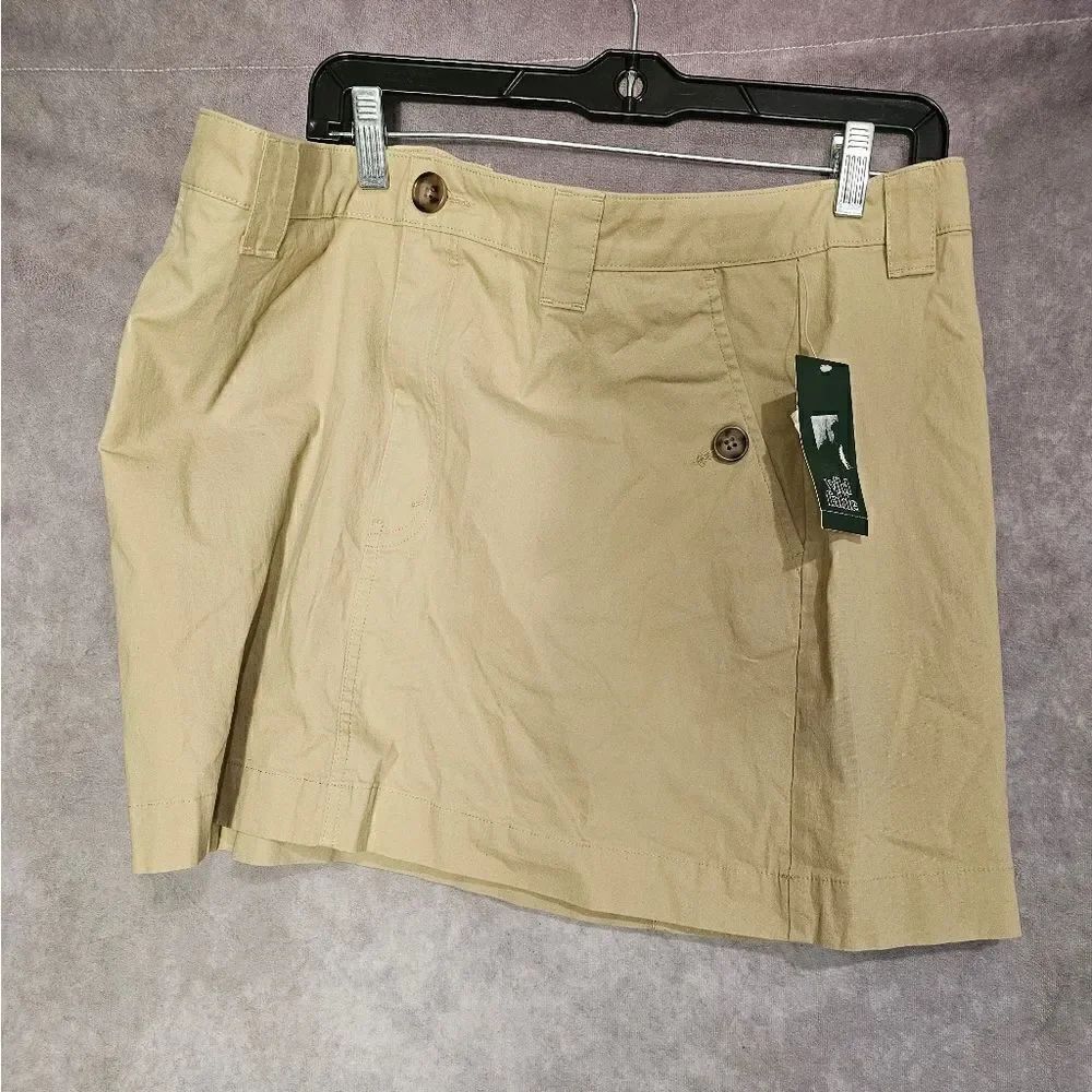 Women's High Rise Chino Mini Skirt Size 00